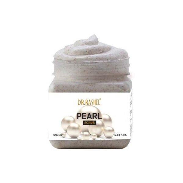 Dr. Rashel Pearl Body Scrub overflowing cream