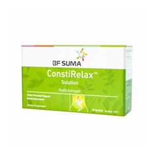 A green box of BF Suma ConstiRelax Radix Astragali that helps promote regular bowel movement, x30 sachets