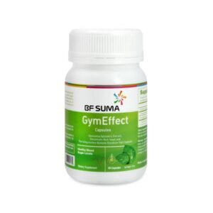 A BF Suma bottle of Gym Effect that helps maintain blood and sugar levels, x60 capsules