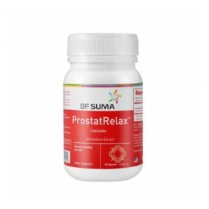 A botttle of BF Suma ProstatRelax with Epimedium Extract, x60 capsules
